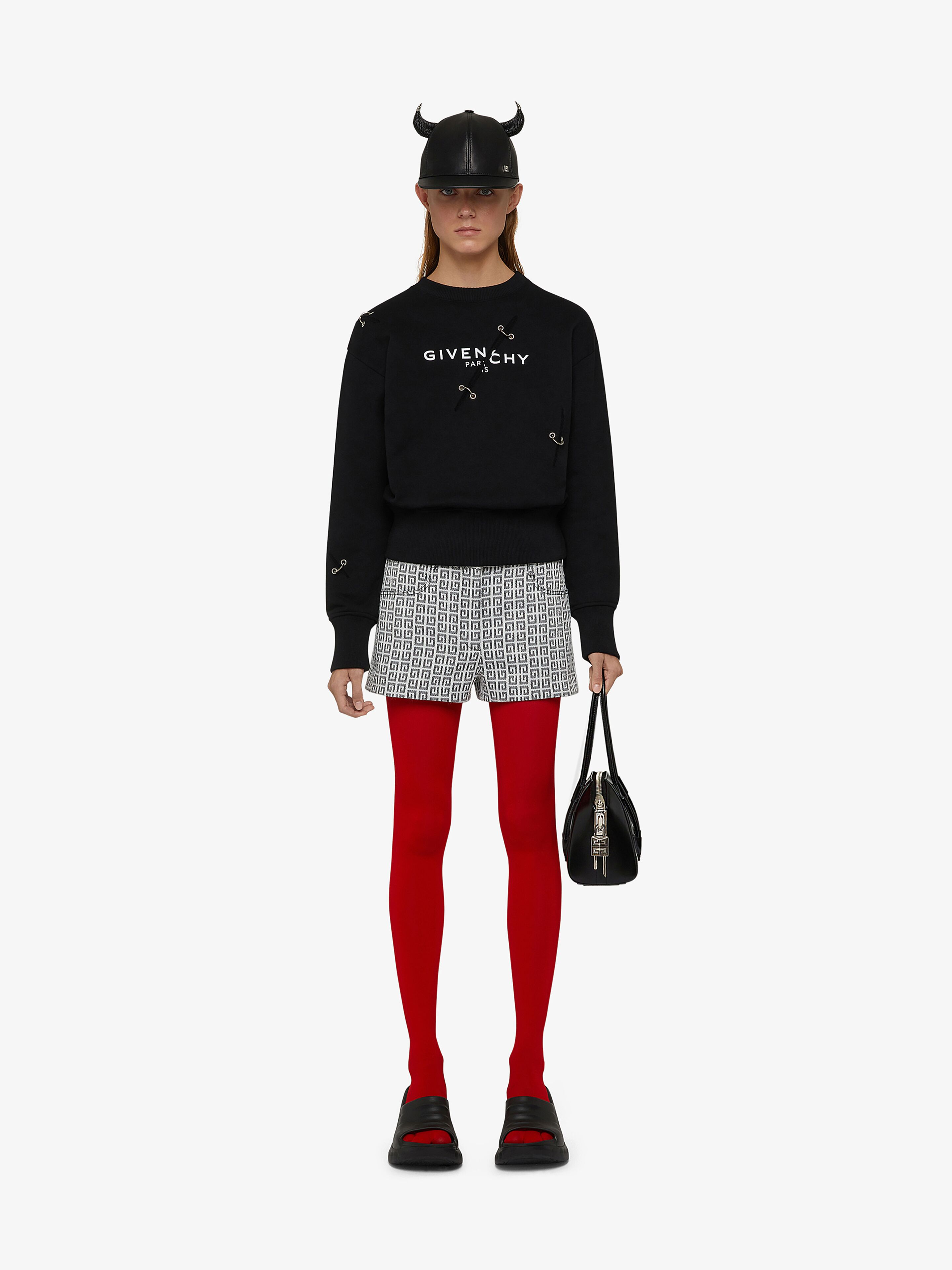 GIVENCHY sweatshirt with metallic details